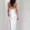 Reception dress Minimalist dress Elopement dress Satin wedding dress