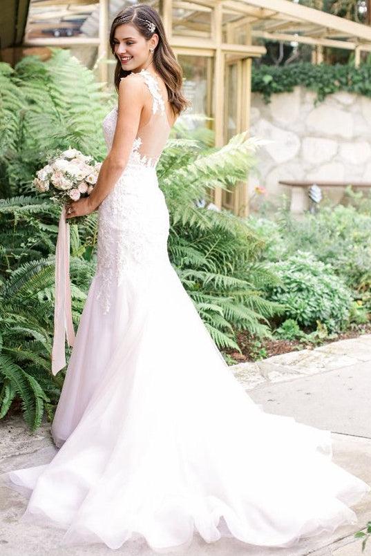 One Shoulder Mermaid Lace Bridal Gowns New Arrival Custom Made Plus Size Wedding Dress