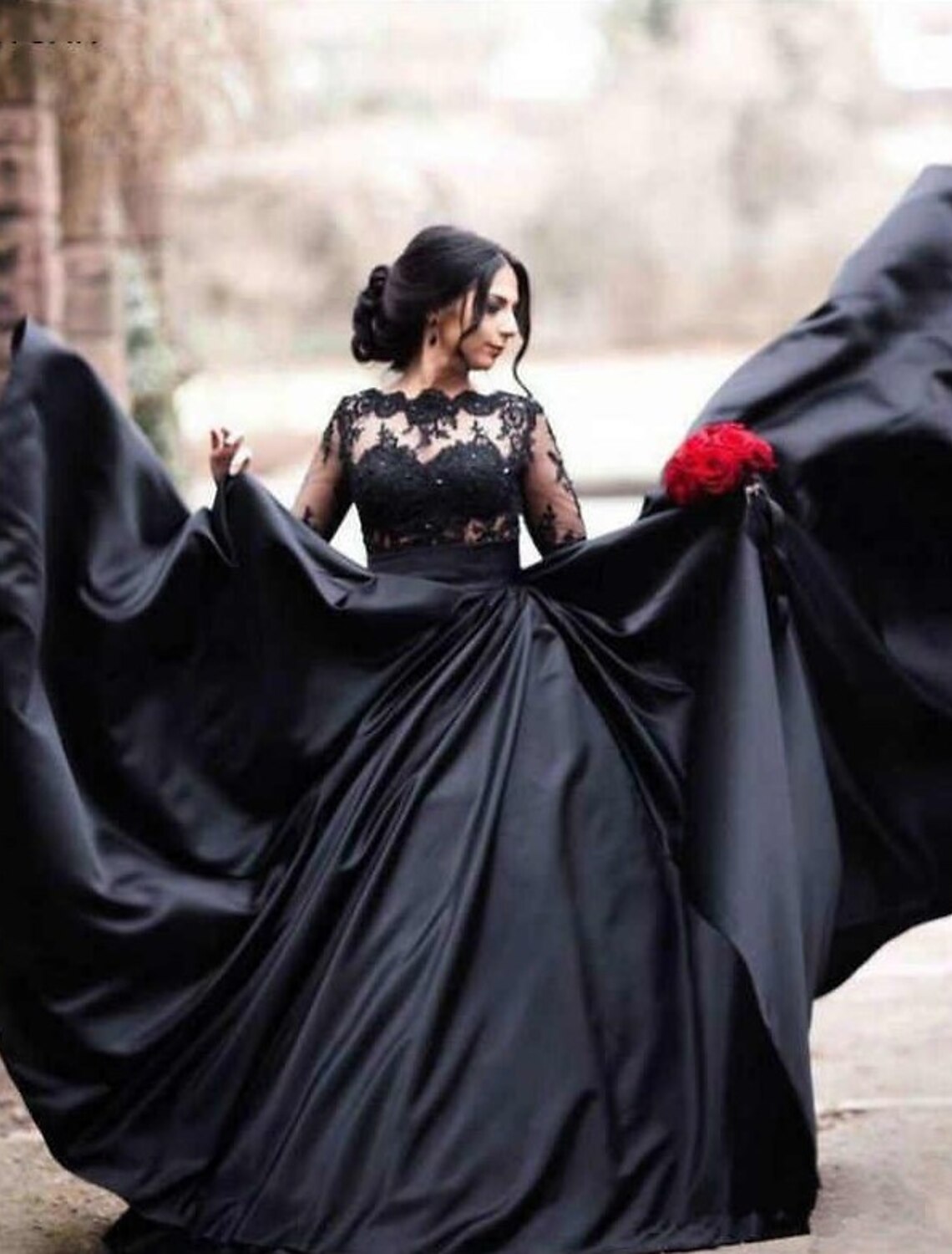 princess polly baby blue dress Black Engagement Bridal Gown,halloween Black Wedding Dress,gothic Bridal  Dress,sparkle Wedding Dress,eloping Bridal Gown,dress With Cape