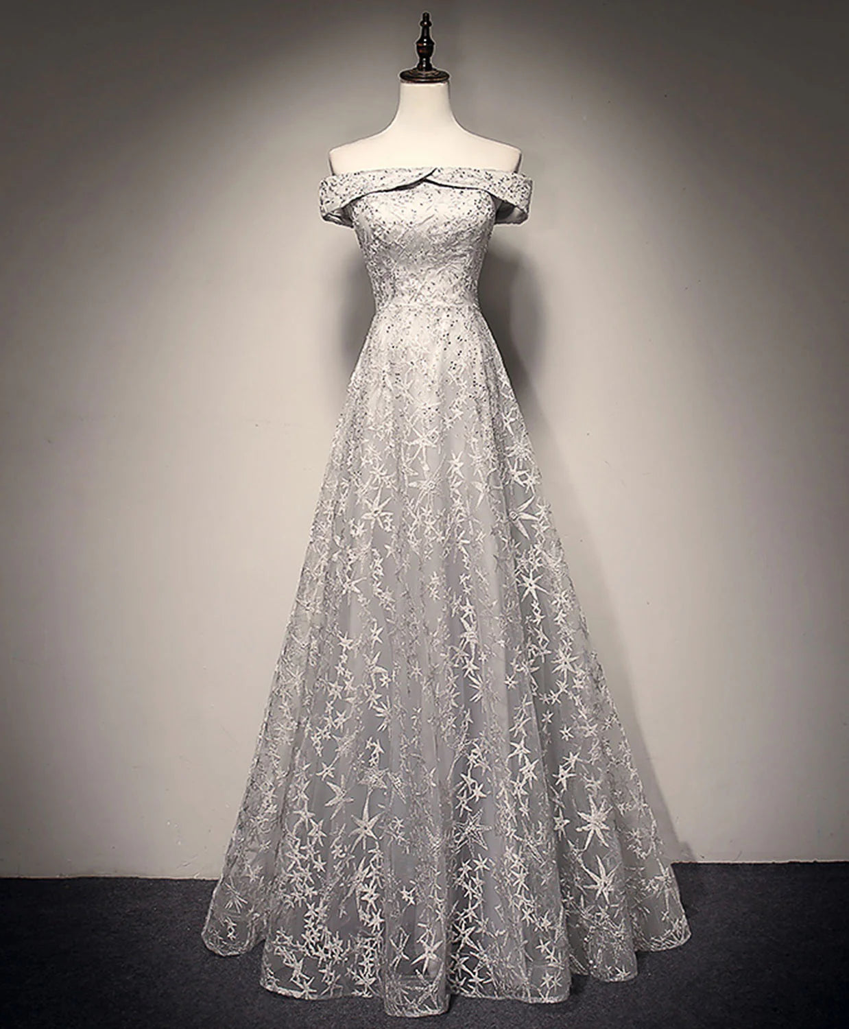 Tulle Lace Long Prom Dress Formal Dress