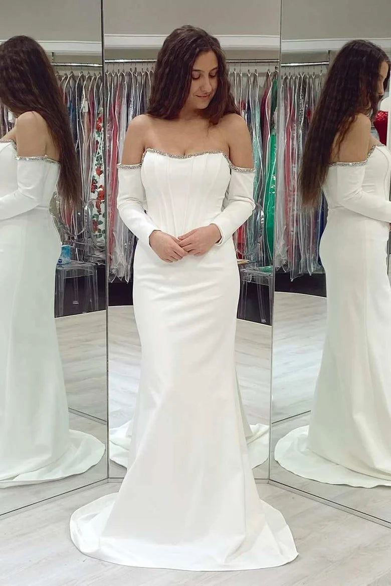 Velvet Off-the-Shoulder Mermaid Pageant Dress