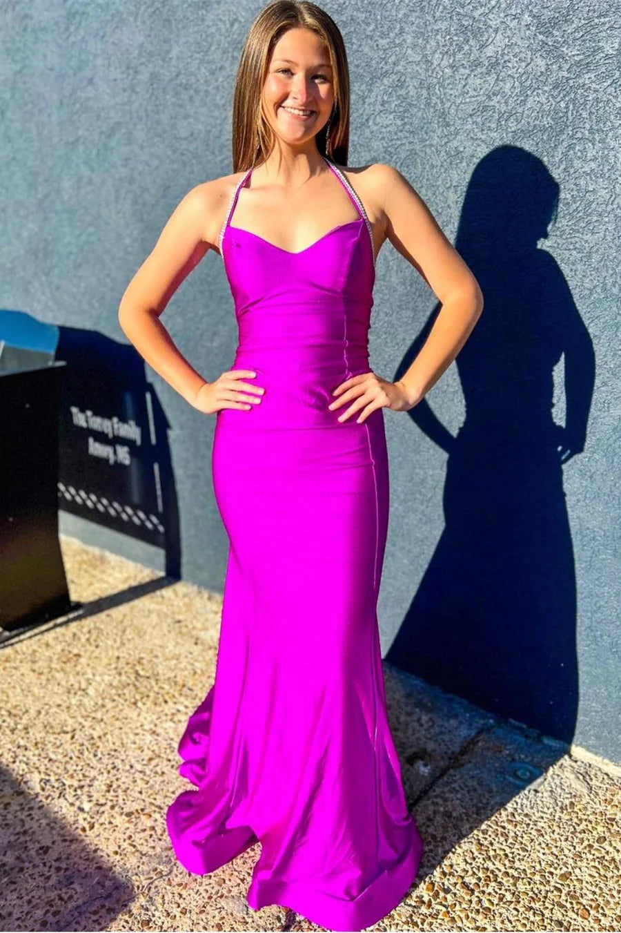 Gorgeous Trumpet Hunter Green Long Formal Dress