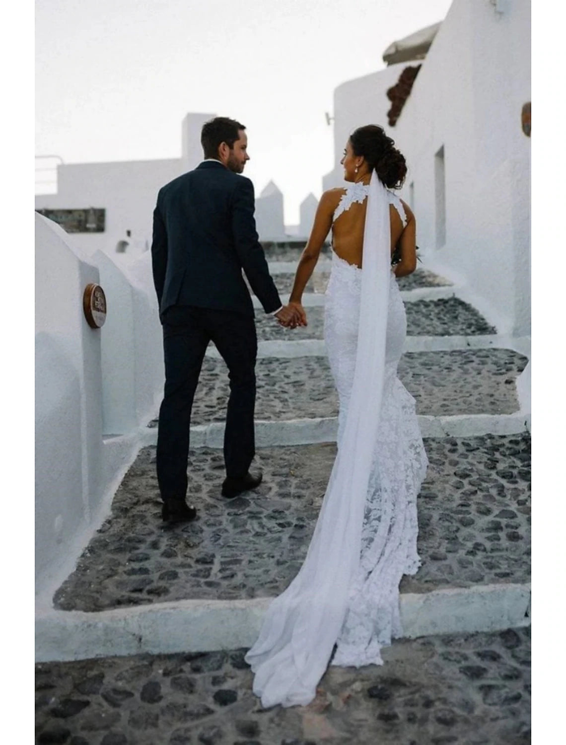 One-tier Simple / Classic Style Wedding Veil Cathedral Veils with Pure Color