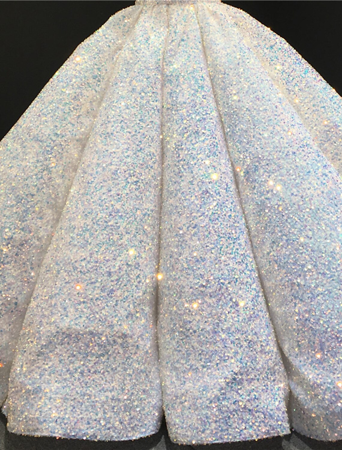 Ball Gown Prom Dresses Luxurious Dress Quinceanera Prom Floor Length Long Sleeve V Neck Sequined with Pleats Sequin