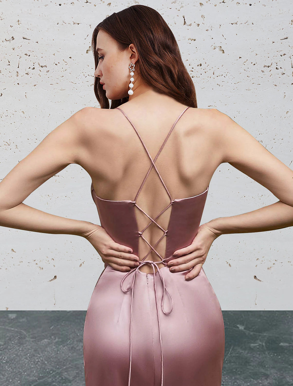 Mermaid / Trumpet Prom Dresses Vintage Dress Prom Floor Length Sleeveless Sweetheart Charmeuse Backless with Slit Pure Color