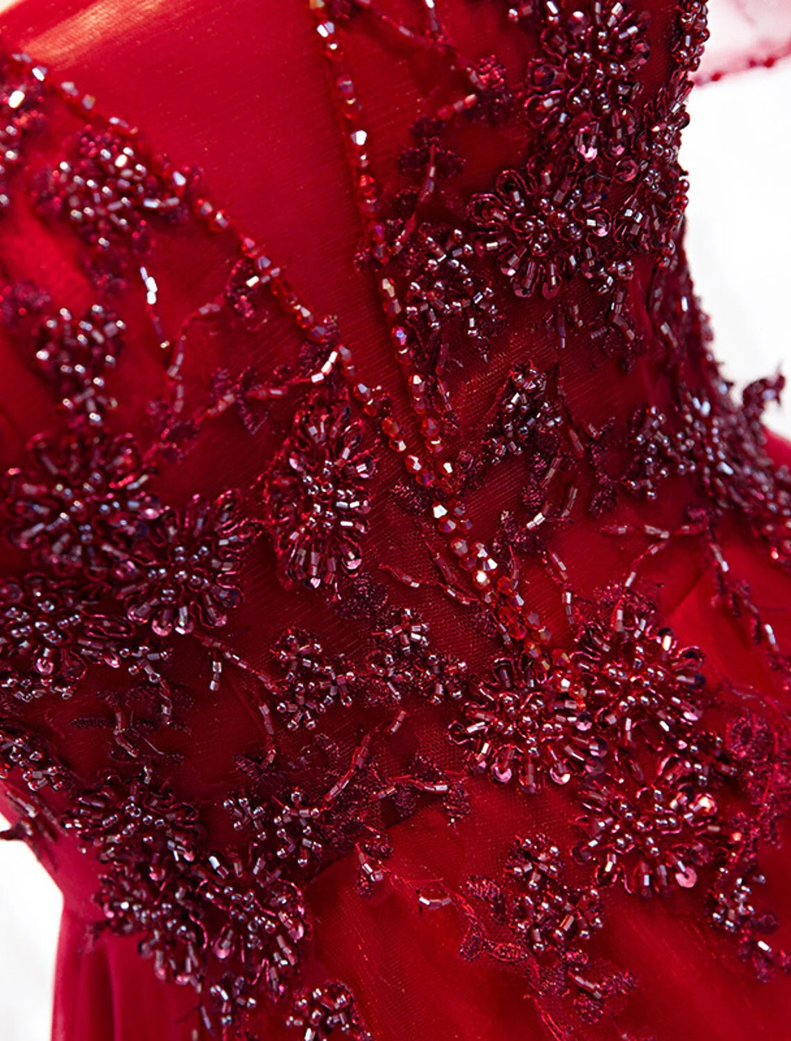 DingjiA-Line Prom Dresses Luxurious Dress Wedding Guest Formal Evening Floor Length Short Sleeve Spaghetti Strap Tulle with Beading Appliques