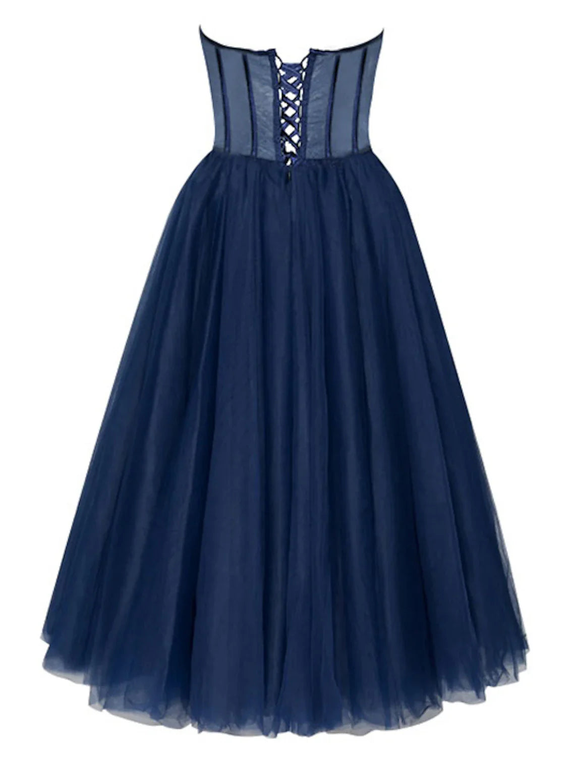 DingjiA-Line Cocktail Dresses Party Dress Cocktail Party Prom Tea Length Sleeveless Sweetheart Fall Wedding Guest Tulle with Pleats