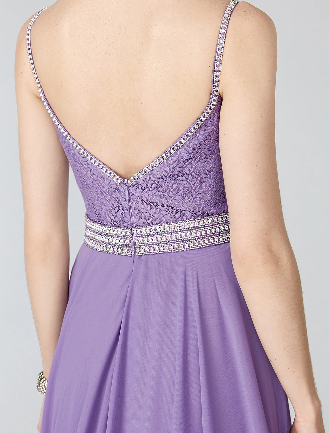 Ball Gown Beaded & Sequin Holiday Cocktail Party Formal Evening Dress Plunging Neck Sleeveless Court Train Chiffon Metallic Lace with Sash / Ribbon Pleats Beading