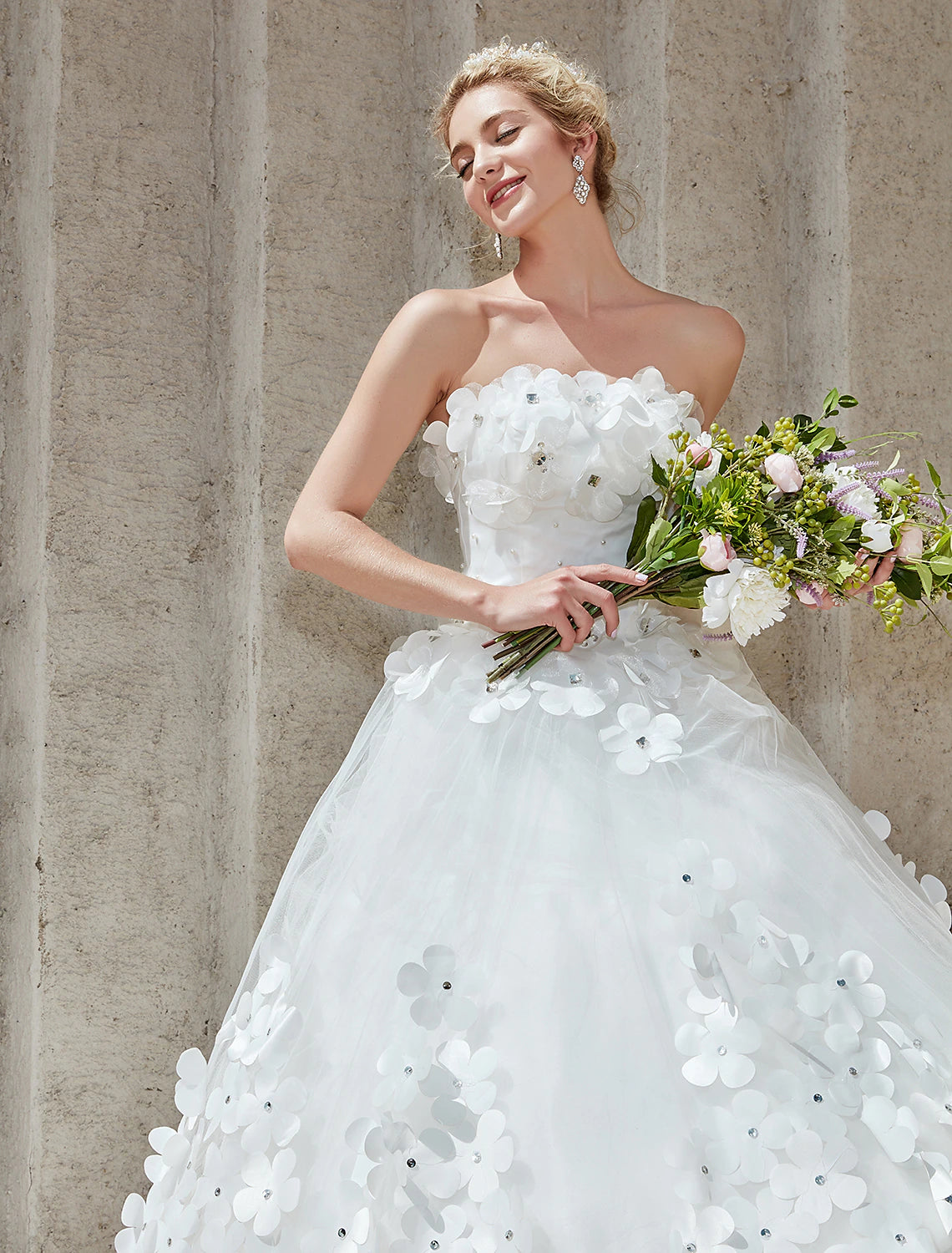 Engagement Sexy Formal Fall Wedding Dresses Mermaid / Trumpet Off Shoulder Cap Sleeve Chapel Train Lace Church Bridal Gowns With Appliques 2023 Summer Wedding Party